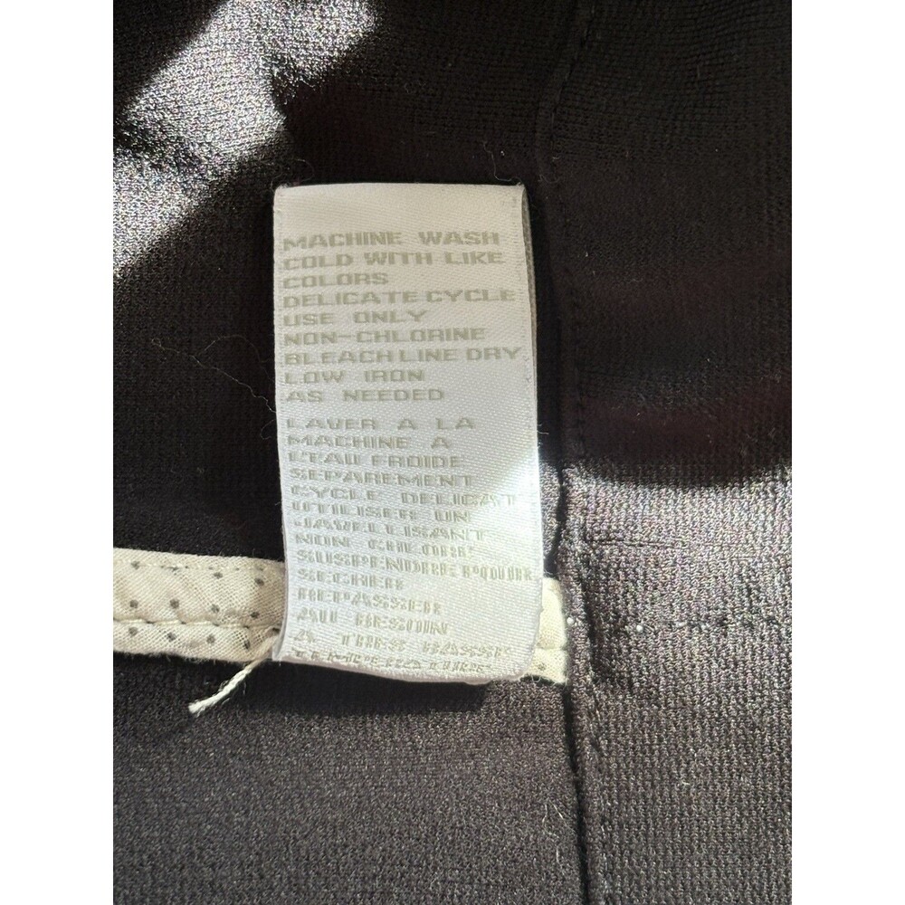 Deletta Anthropologie Black Dress S Small Ponte Knit Shift Pleated Detail Back - Picture 8 of 10
